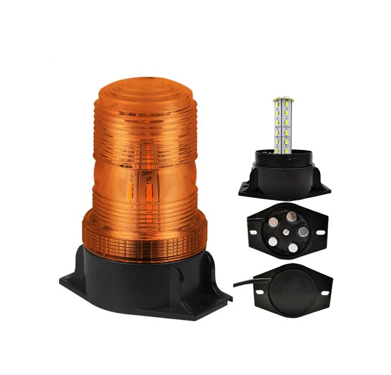 Blue Forklift LED Strobe Lamp DC 12-110V Xenon Strobe / LED Mini Warning Beacon Light Flash Warning Lamp 131mm High