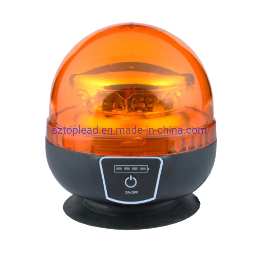 Multi-Flash Functions Rechargeable LED Beacon Super Bright 12 LED Emergency Warning Light Remote Control Available R65 E-MARK