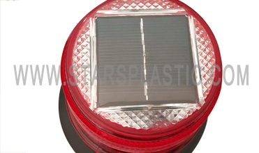 LED Rotating Flashing Solar Beacon Light with Magnet