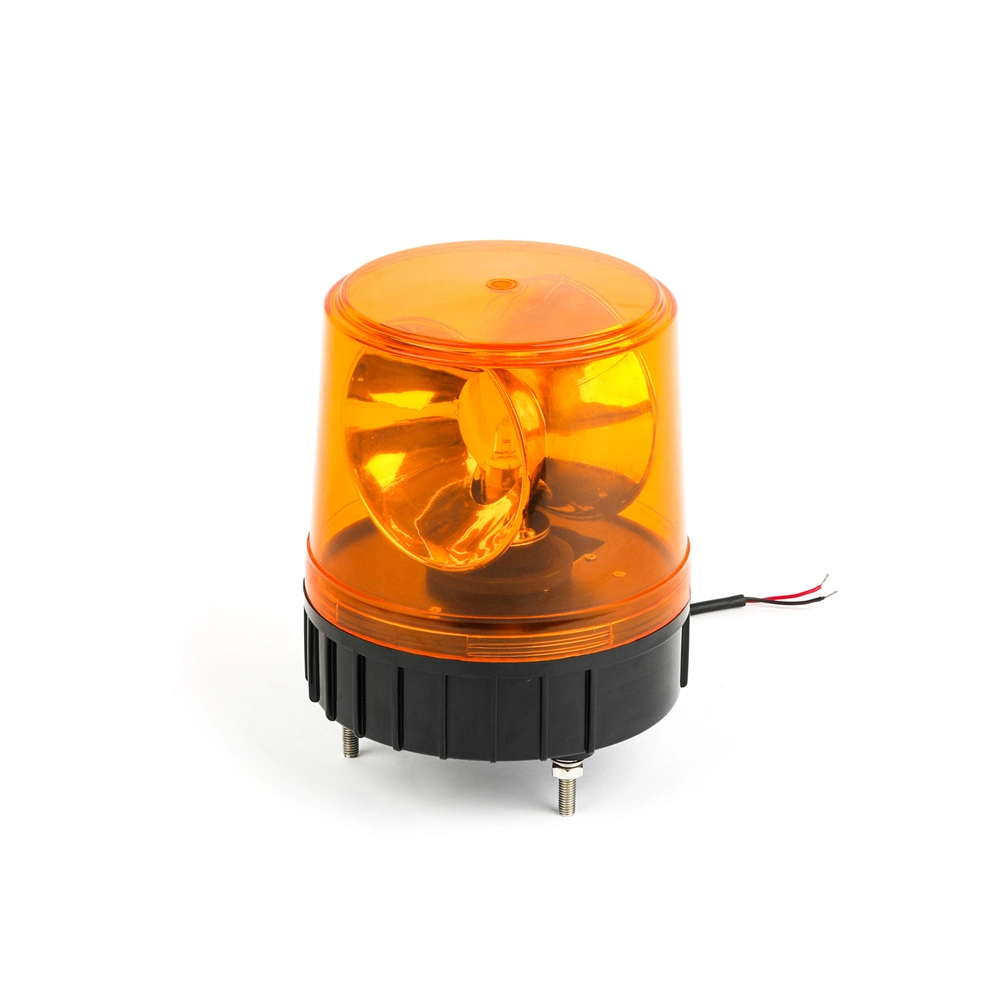 Haibang Screw/Magnet Base Changeable Traffic Rotating Alarm, Halogen Revolving Beacon Lights for Trucks