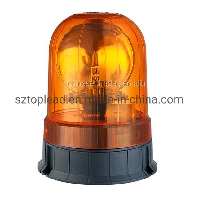 Yellow 12V-48V Super Bright LED Rotating Warning Light, LED Flash Warning Light, Power LED Revolving Magnetic Warning Beacon (TBL 93)