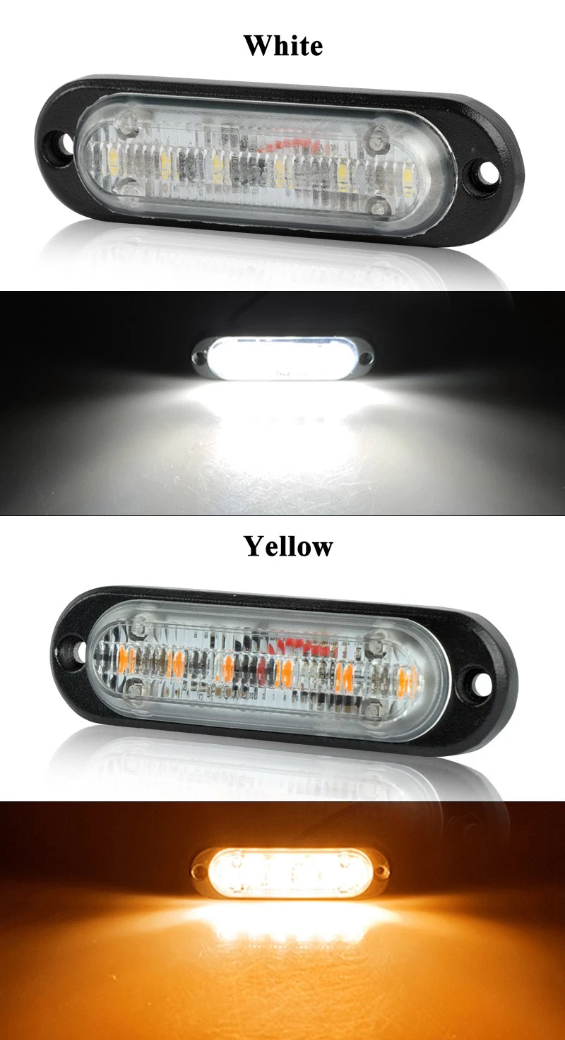 6W IP67 High Quality Waterproof Traffic or Warning Light Bar