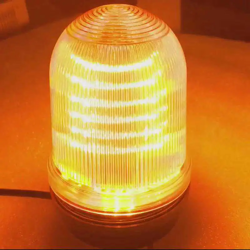 Rotating Emergency Warning Strobe Light Amber LED Beacon for Tractor