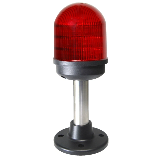 IP69K Bright Rotating LED Warning Light Beacon/Red Blue Color with GPS Clock Signal Flashes Synchronously