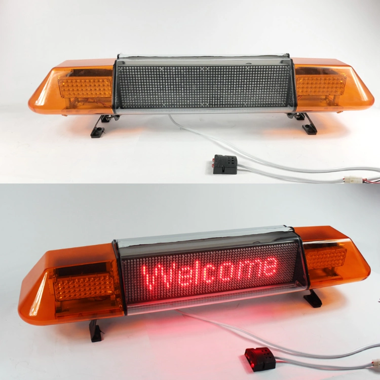 1200mm 48 Inch Accident Warning Lightbar with LED Display