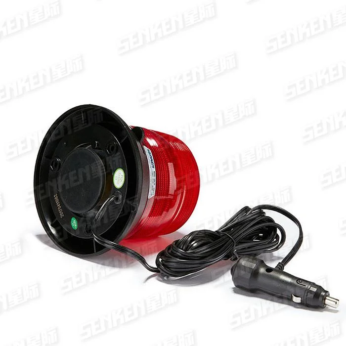 Senken Amber Blue Red IP65 LED Revolving Warning Beacon with Magetic Mounting