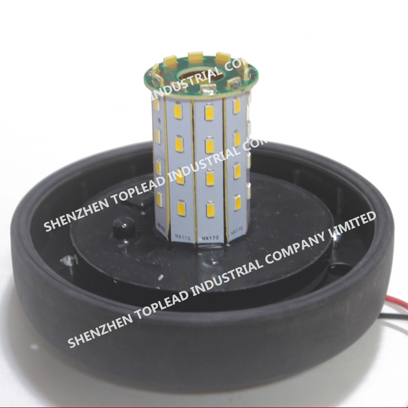 Factory Amber LED Flashing Warning Lamp DC12-48V Magnetic Rotary Strobe Emergency Beacons