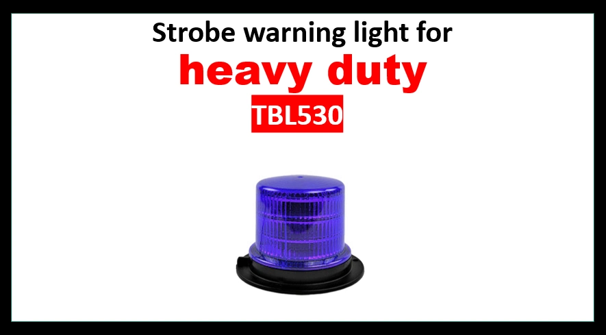Blue Strobe LED Warning Light Beacon for Heavy Duty Rotating Beacon Flash Light