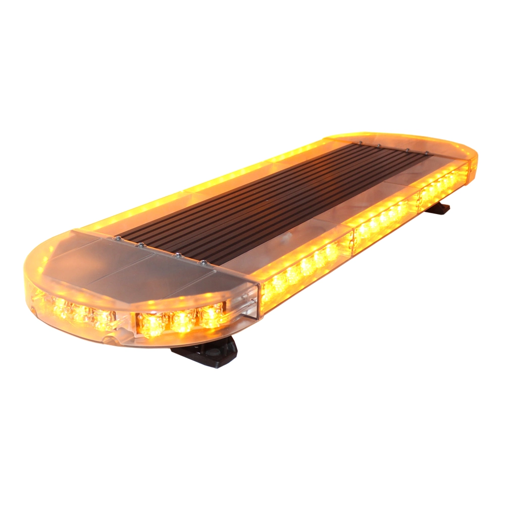 Amber LED Warning Lightbar for Security Vehicle with Digital Controller 1200mm 48 Inch