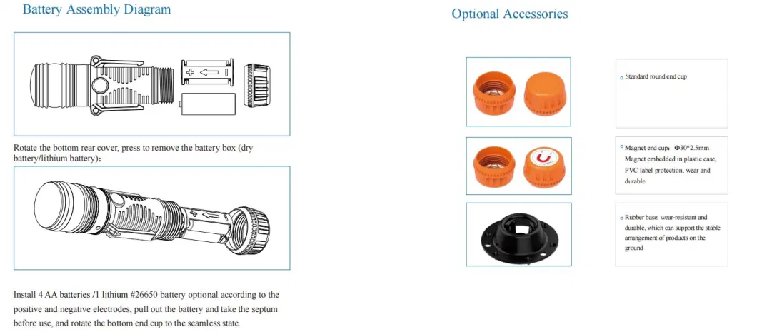 High Visible LED Flashing and Steady Multifunction Eflare Safety Beacon