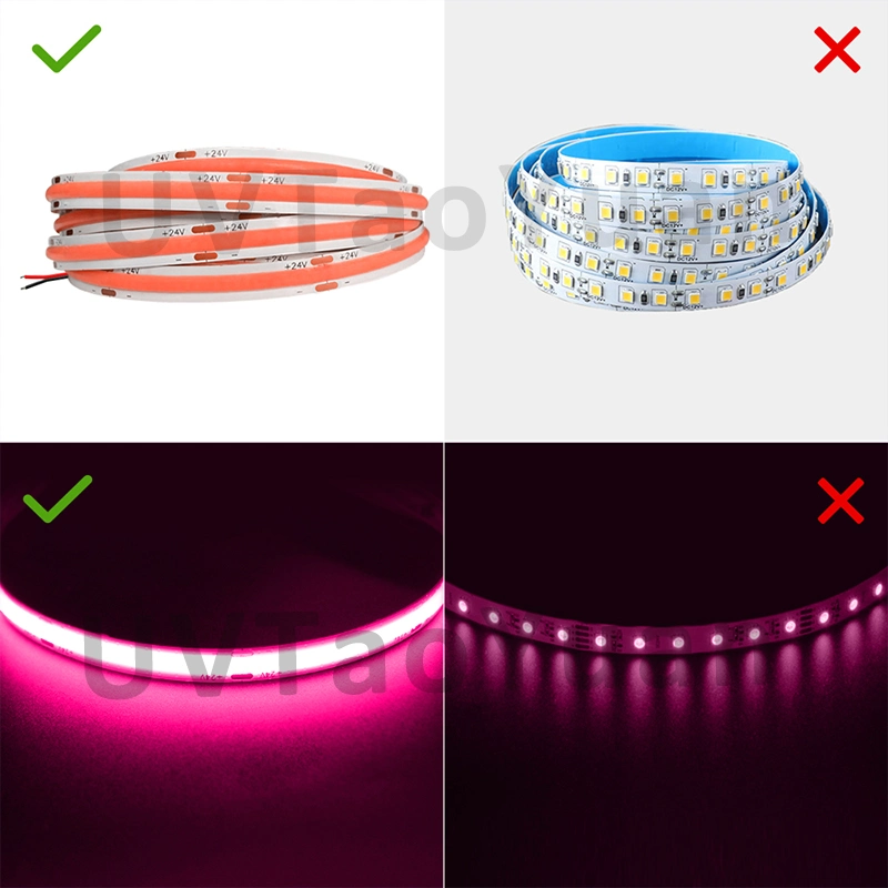 Flexible LED COB Light Strip Multiple Colors Low Voltage LED Strip Light Bar 12/24V