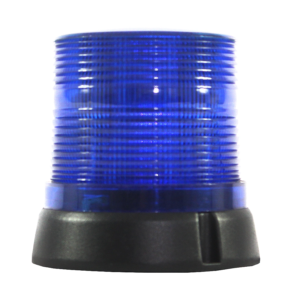 12V Blue Police LED Beacon Warning Flashing Light