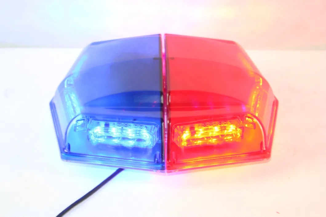 Magnet Red Blue Police LED Beacon Warning Flashing Lights