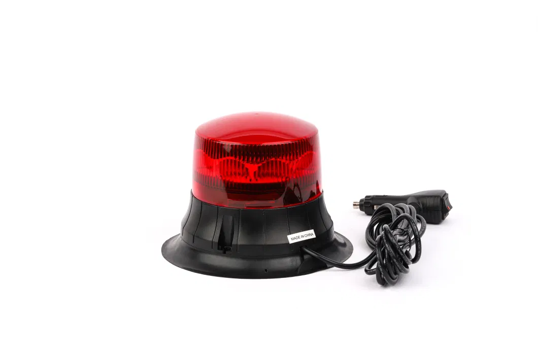 Senken E-MARK R65 New Magnetic Mounting 27W LED Red Strobe Beacon