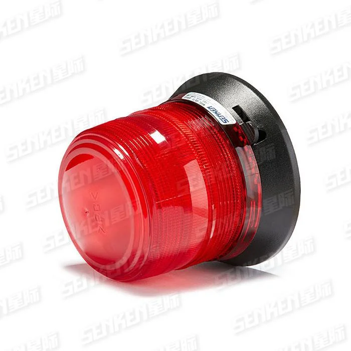 Senken Amber Blue Red IP65 LED Revolving Warning Beacon with Magetic Mounting