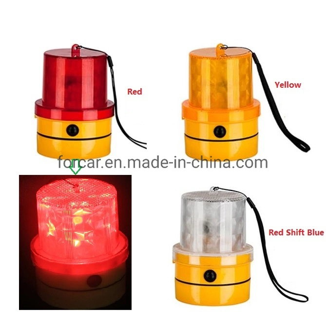 New Upgrade Road Safety Traffic Emergency Beacon Flare Car Dome Rotating Flashing Beacon Caution Light with Magnet Battery Powered Warning Strobe Light