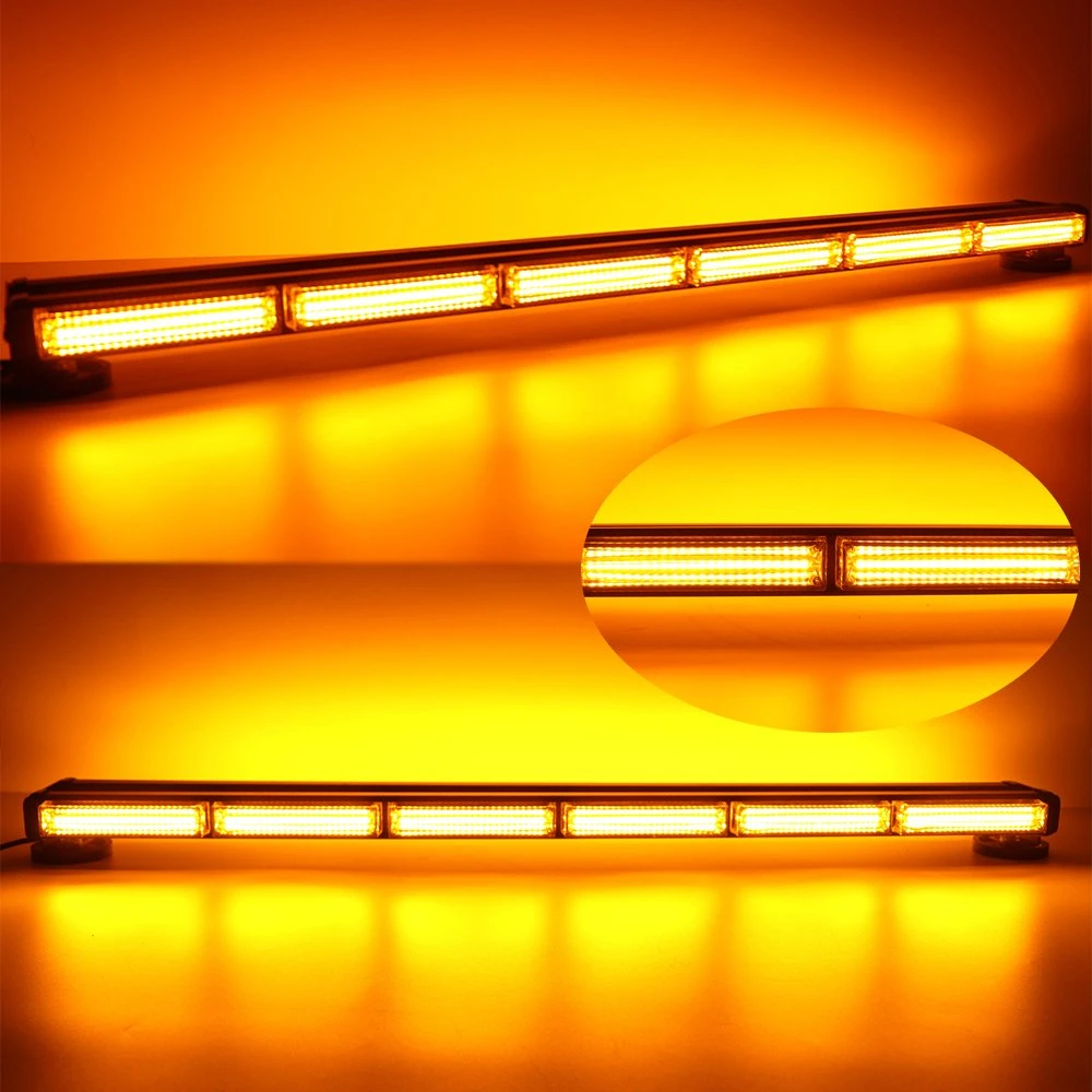 13 Modes LED COB Traffic Advisor Strobe Light Bar Warning Lights Safety Flashing Light Bars