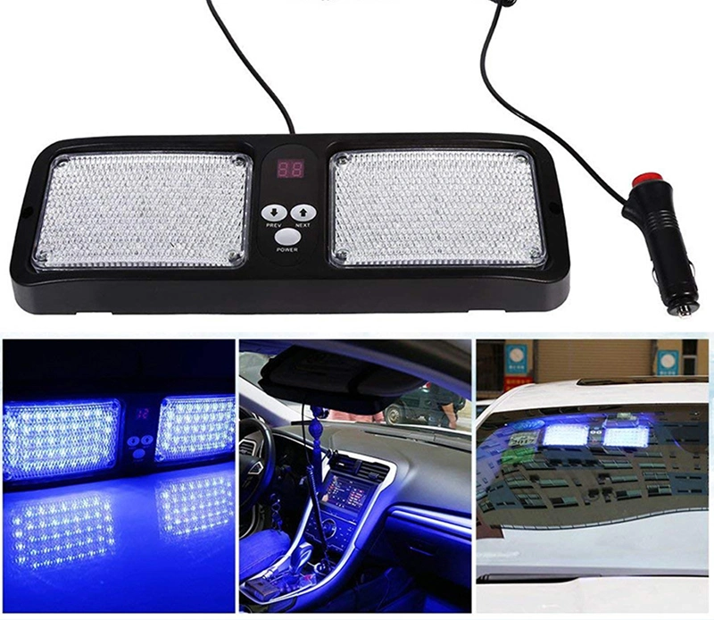 12V Car 3 Meter Cable Police Strobe Lamp LED Warning Light Bar