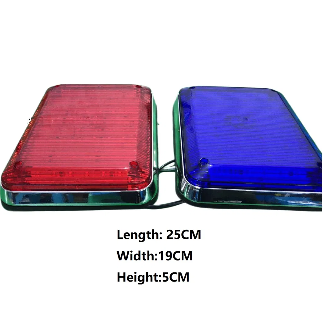 Hot Sell Red LED Flash Beacon Square Warning Light for Safety
