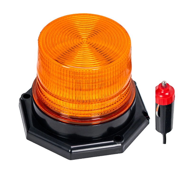 Forklift LED Strobe Beacon Light Amber Roof Top Hazard Traffic Indication Flash Emergency Warning Light Safety Lamp with Magnet