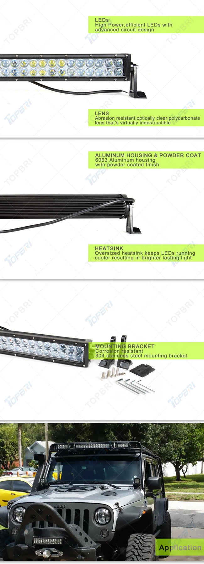 40inch 240W CREE LED Driving Light Bar for 4X4