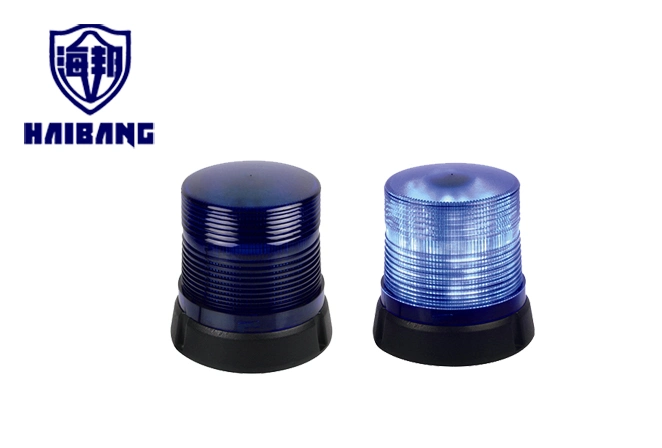 12V Blue Police LED Beacon Warning Flashing Light