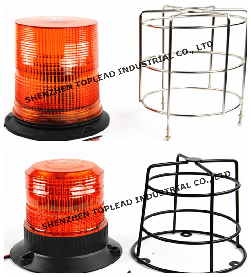 Heavy Duty Vehicle Mining LED Strobe Rotary Warning Beacon Light Metal Cover