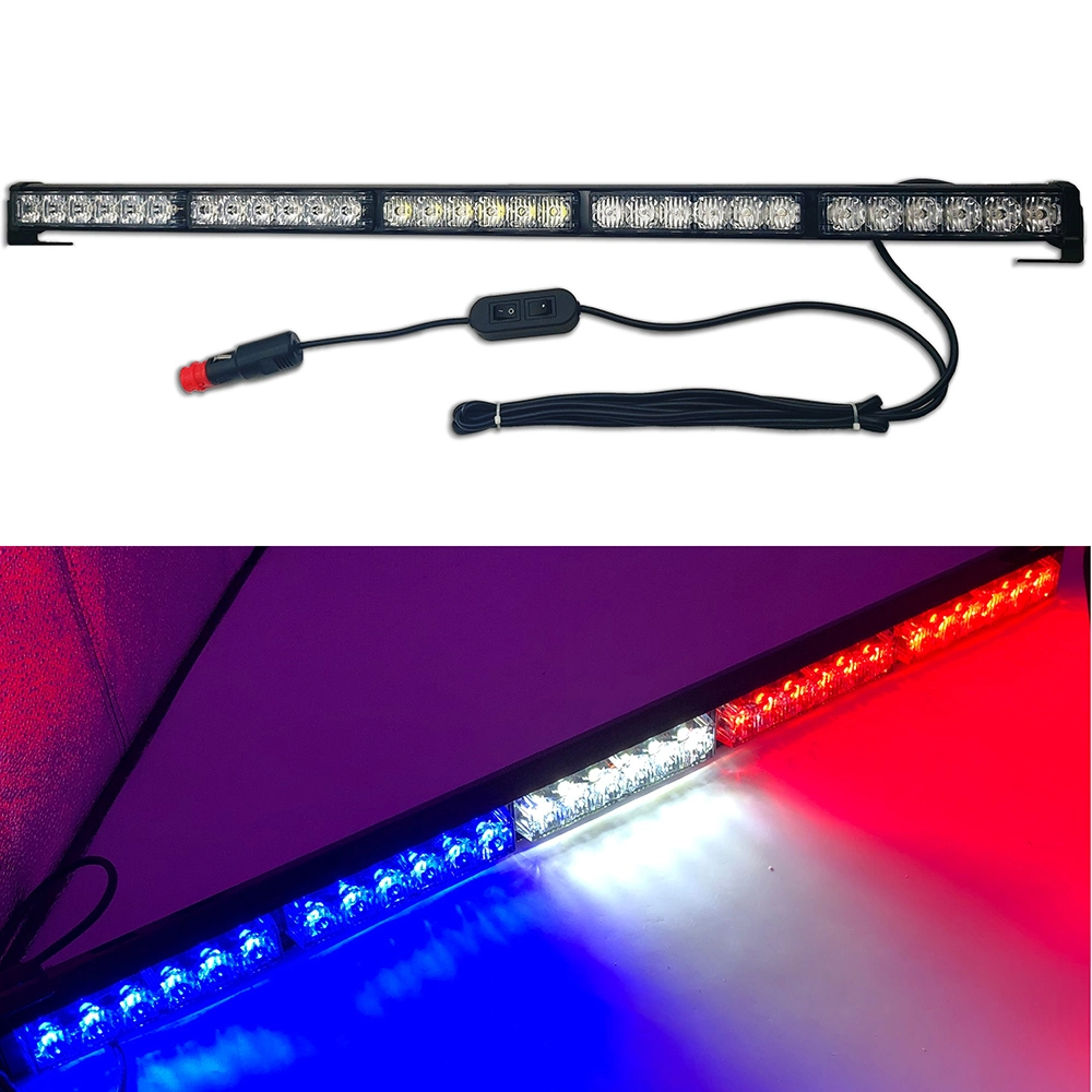 8 Flashing Patterns Emergency Warning Traffic Advisor Vehicle LED Strobe Light Bar