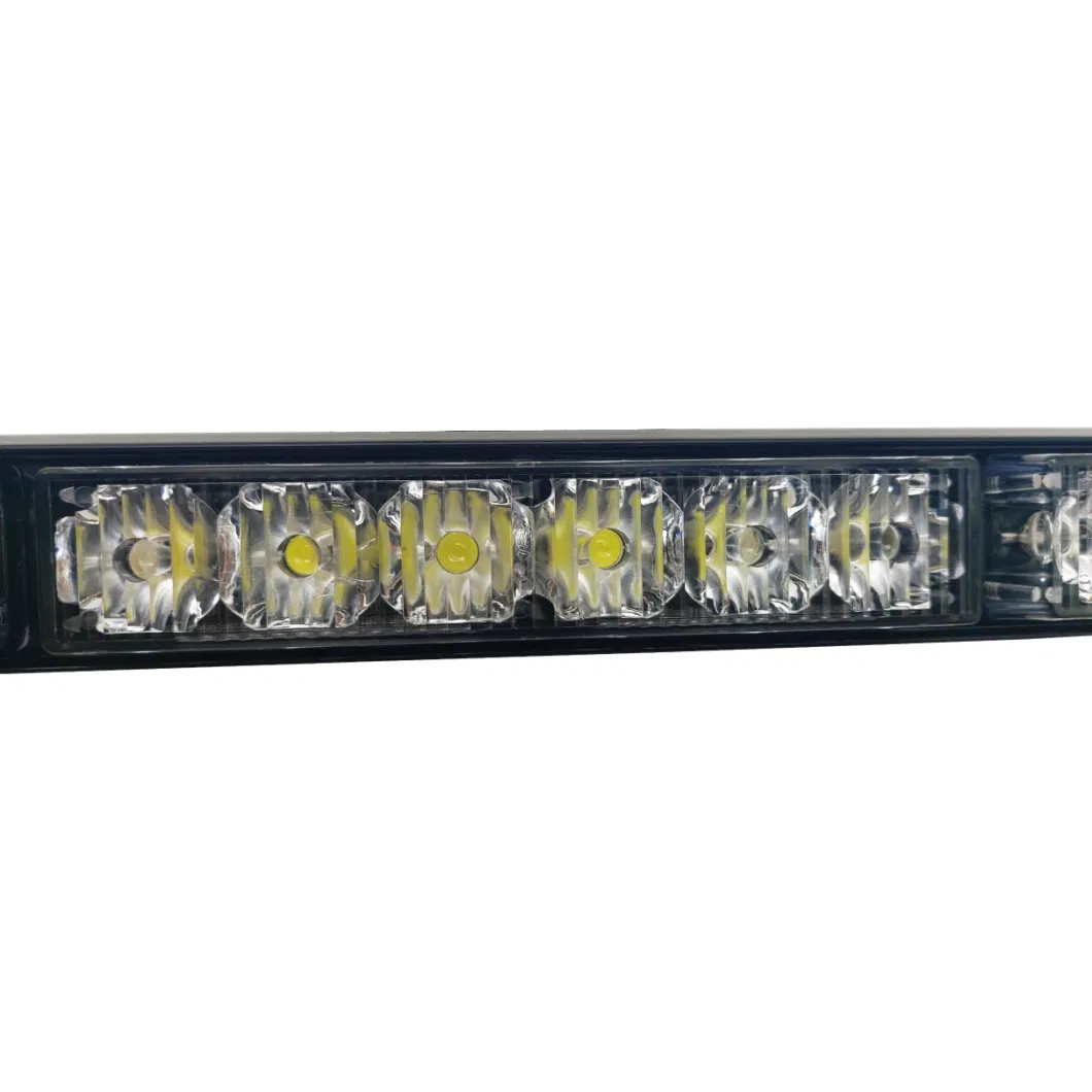 8 Flashing Patterns Emergency Warning Traffic Advisor Vehicle LED Strobe Light Bar
