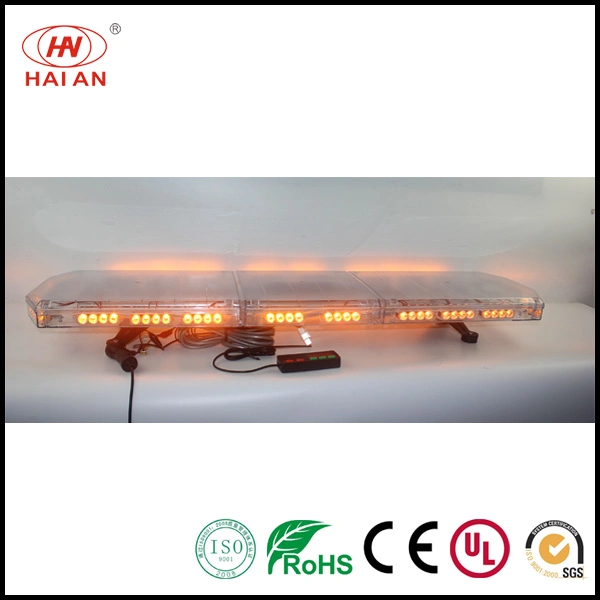 Newest Lightbar for Safety Vehicles Amber Dome Take Down Light Safety Vehicles LED Lightbar Ambulance/Fire Engine/ Use The Police Car to Open up The Road