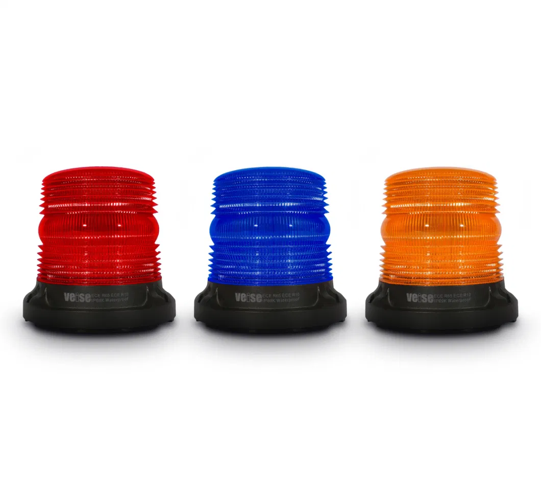 Ecer65 Ecer10 Blue Rotating Beacon Flashing Warning Light