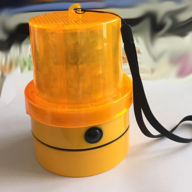 Car Rotating Flashing Warning Strobe Light Sensor Road Safety Traffic Beacon Strong Magnetic Base Battery Powered Emergency Warning Light