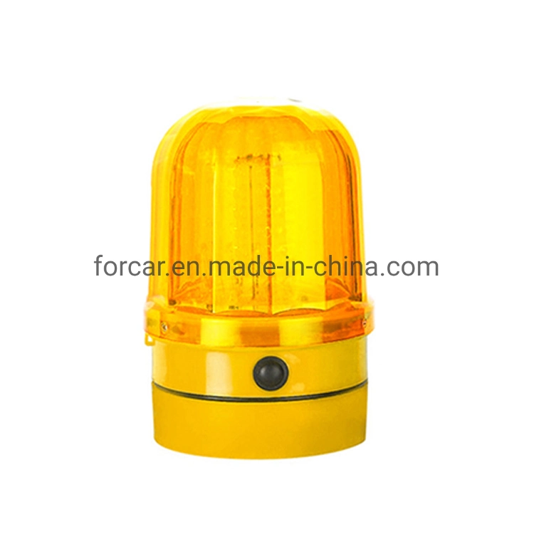 Revolving Car Warning Strobe Lights Battery-Operated Red LED Beacon Blinking Flashing Function Machine Emergency Warning Caution Light