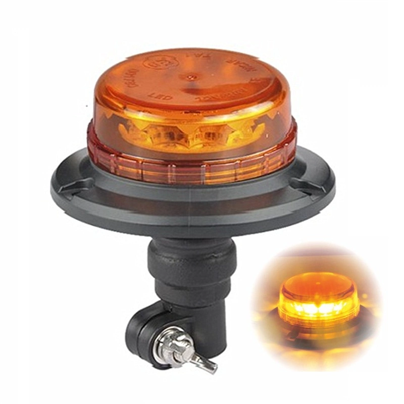 Super Bright Tower Power LED Beacon 3W*18PCS LED Amber Warning Light DC12-24V Car Emergency Flash Revolving/Strobe Lamp