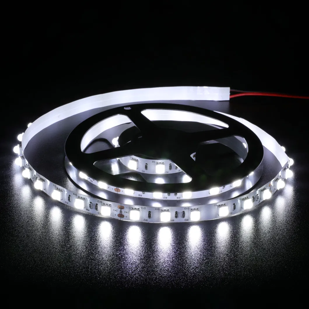 SMD5050 Smart Led Strip Led Light Bar With Lens 60LEDs/M White Color LED Rope Light