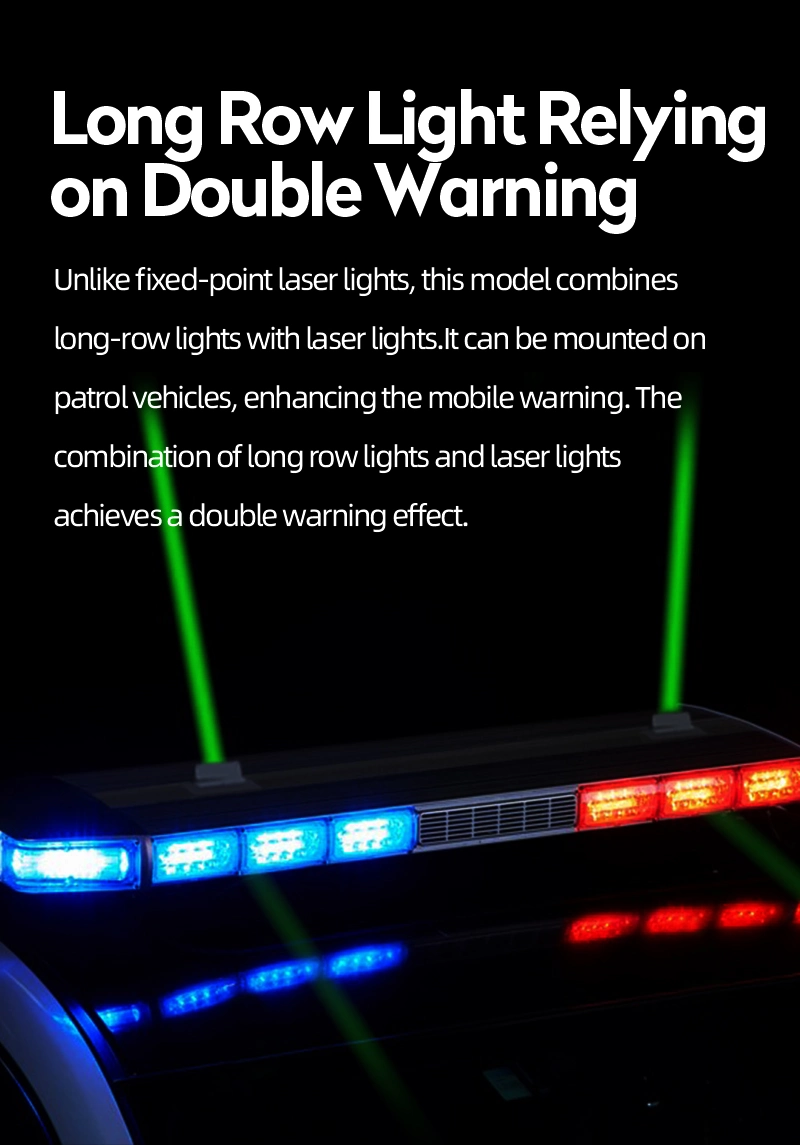 Emergency Vehicle Fire Truck LED Light Bar with Speaker