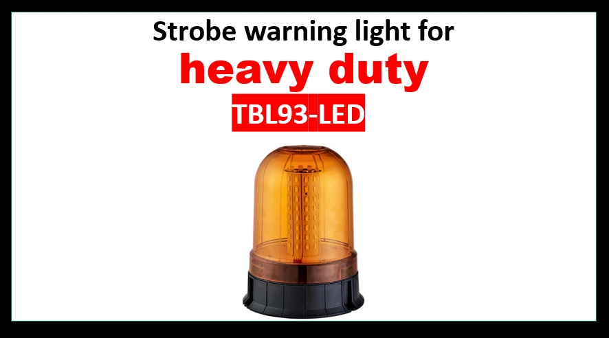 Amber LED Strobe Beacon Warning Light for Heavy Duty Rotating Beacon Flash Light