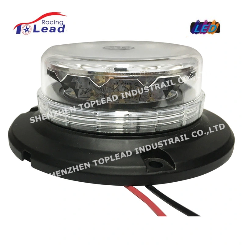 PC Lens Wire Mount 3535 LED Strobe Beacon Revolving Light