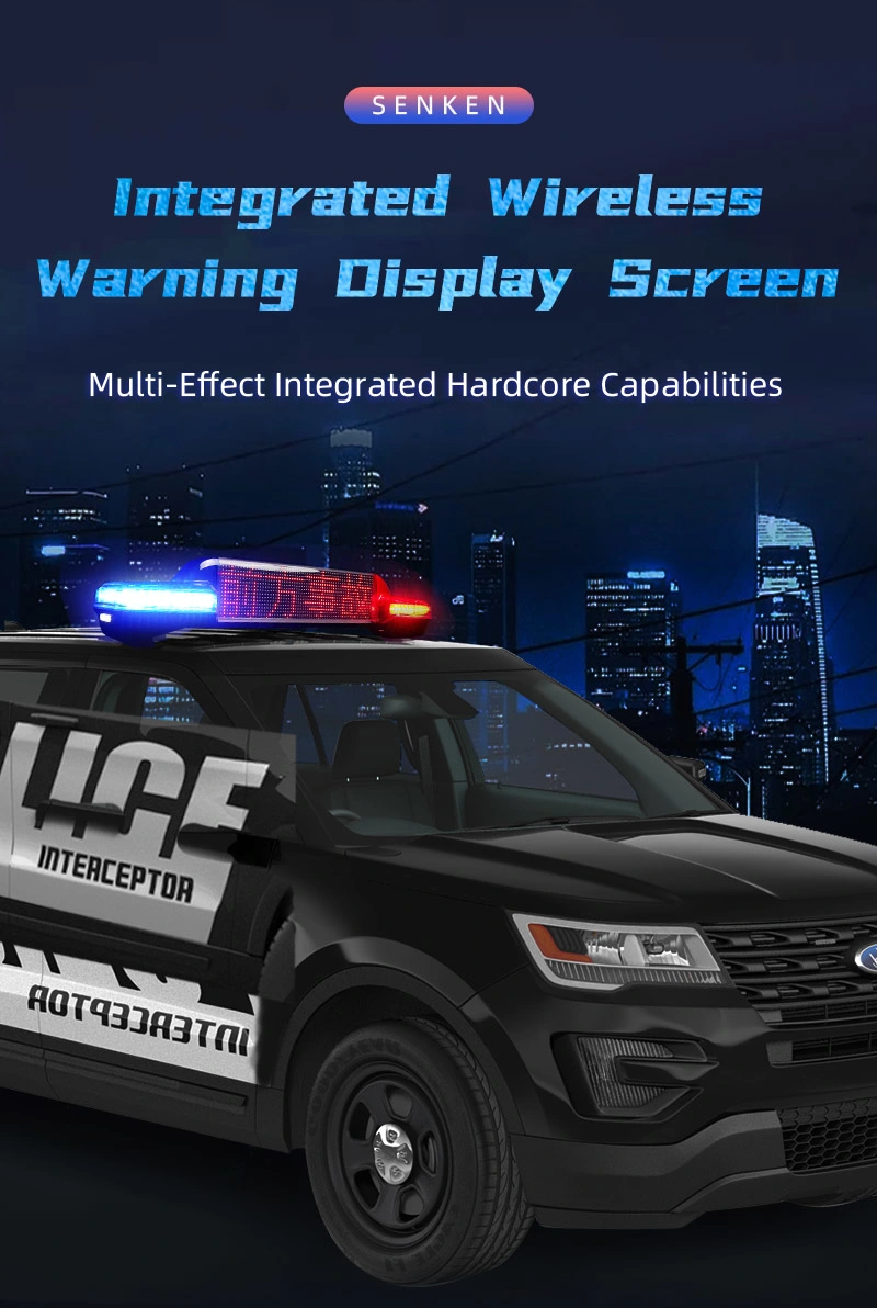 Dual Screen Bluetooth Wireless LED Display System Lightbar