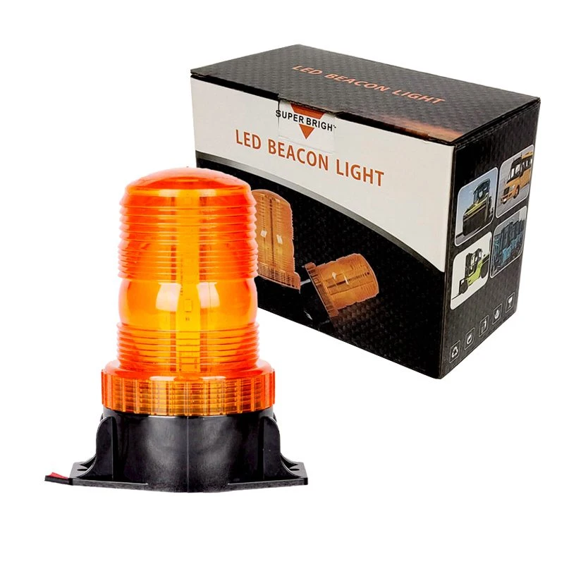 Crek 10-60V Warehouse Forklift Amber Strobe Flashing Emergency LED Beacon Warning Light