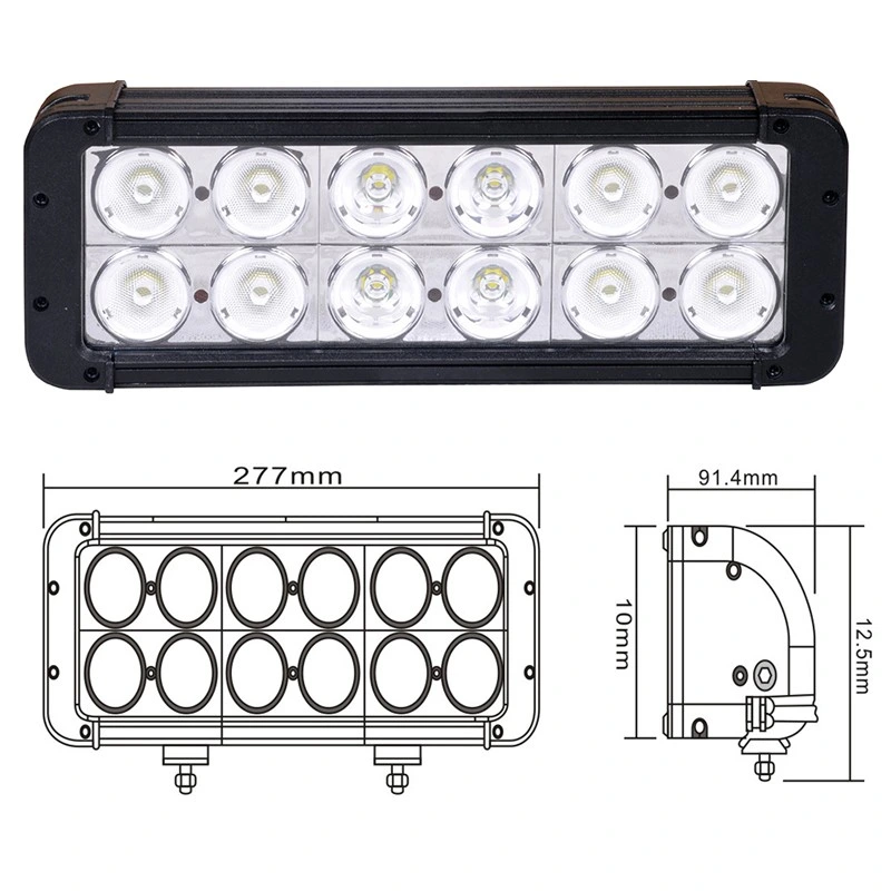 11 Inch 120W Car LED Light Bar for Truck