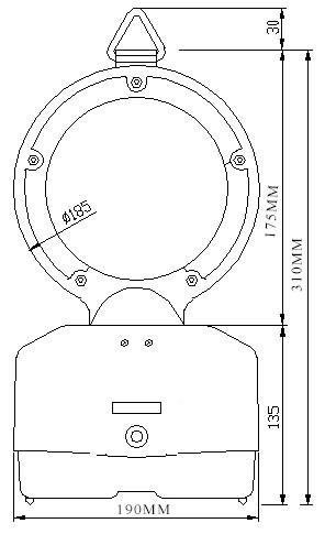 High Visibility Roadblock Safety LED Flashing Beacon for Traffic Solution