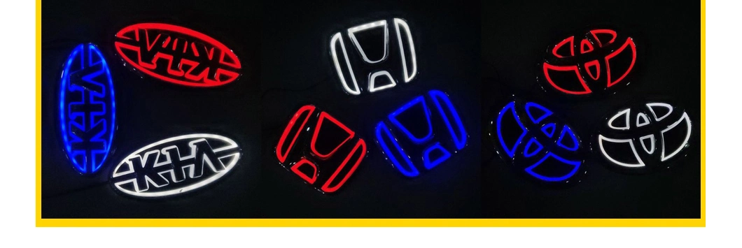 Auto Logo LED Light Car 3D Grille Emblem Badge Vehicle Beacon Lights for Scion