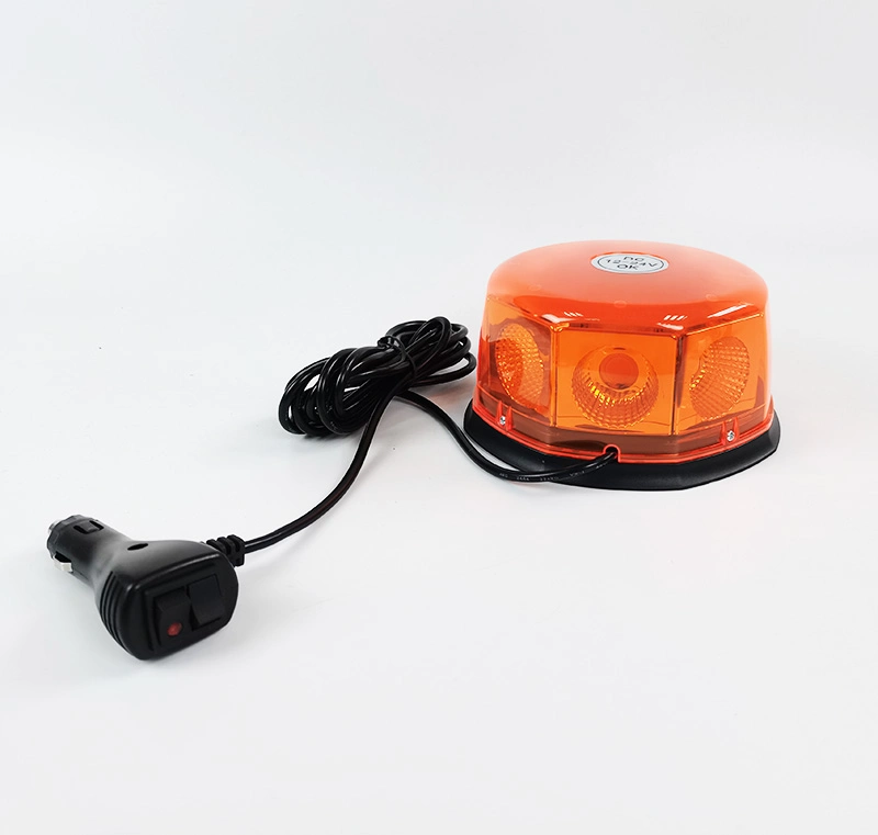 Toplead Heavy Duty Vehicle Emergency Amber Power LED Safety Signal Flashing Lamp, Car Roof Top Strobe Warning Beacon Light