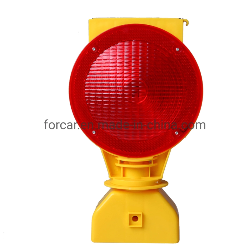 Solar Warning Amber Flashing Strobe Lamp Road Safety Barricade Lights Flashing Emergency Traffic Strobe Beacon signal Lights Portable Warning Caution Light