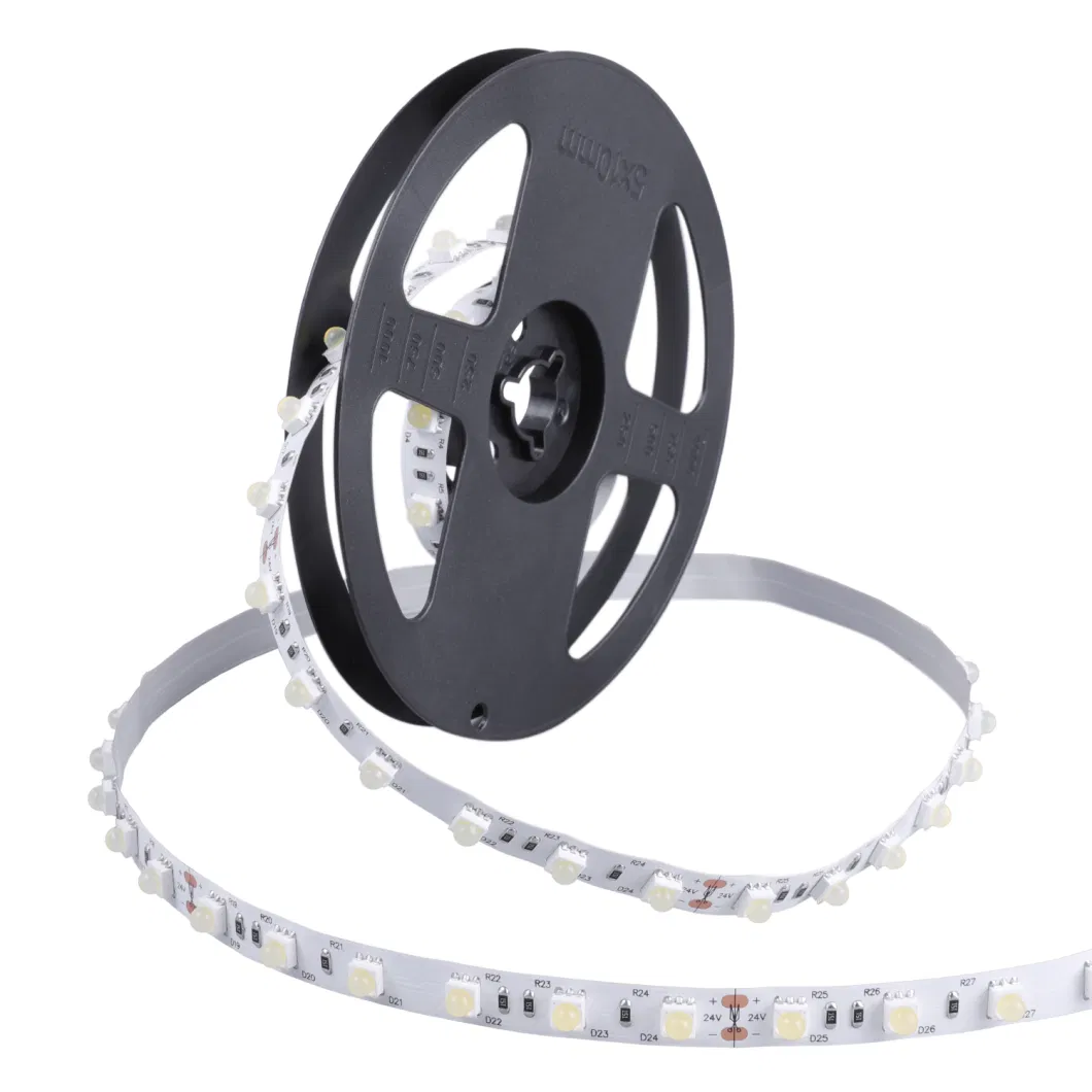 SMD5050 Smart Led Strip Led Light Bar With Lens 60LEDs/M White Color LED Rope Light