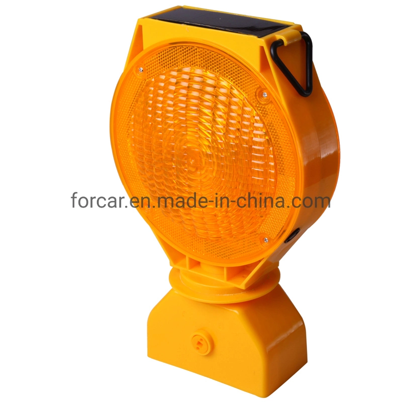 Solar Warning Amber Flashing Strobe Lamp Road Safety Barricade Lights Flashing Emergency Traffic Strobe Beacon signal Lights Portable Warning Caution Light