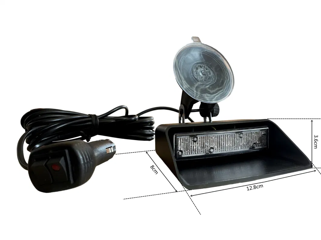 Single Cluster LED Dash Light with Suction Cup