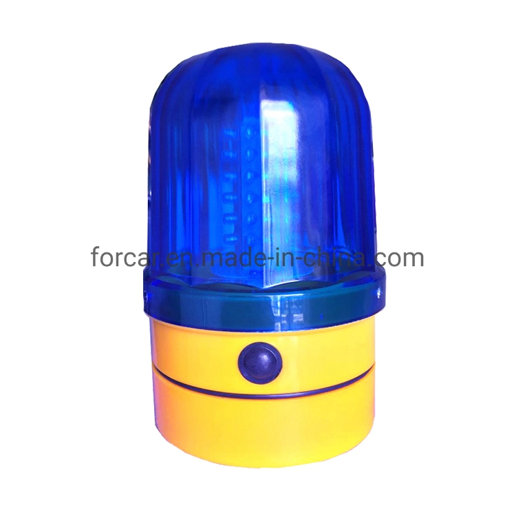 Revolving Car Warning Strobe Lights Battery-Operated Red LED Beacon Blinking Flashing Function Machine Emergency Warning Caution Light