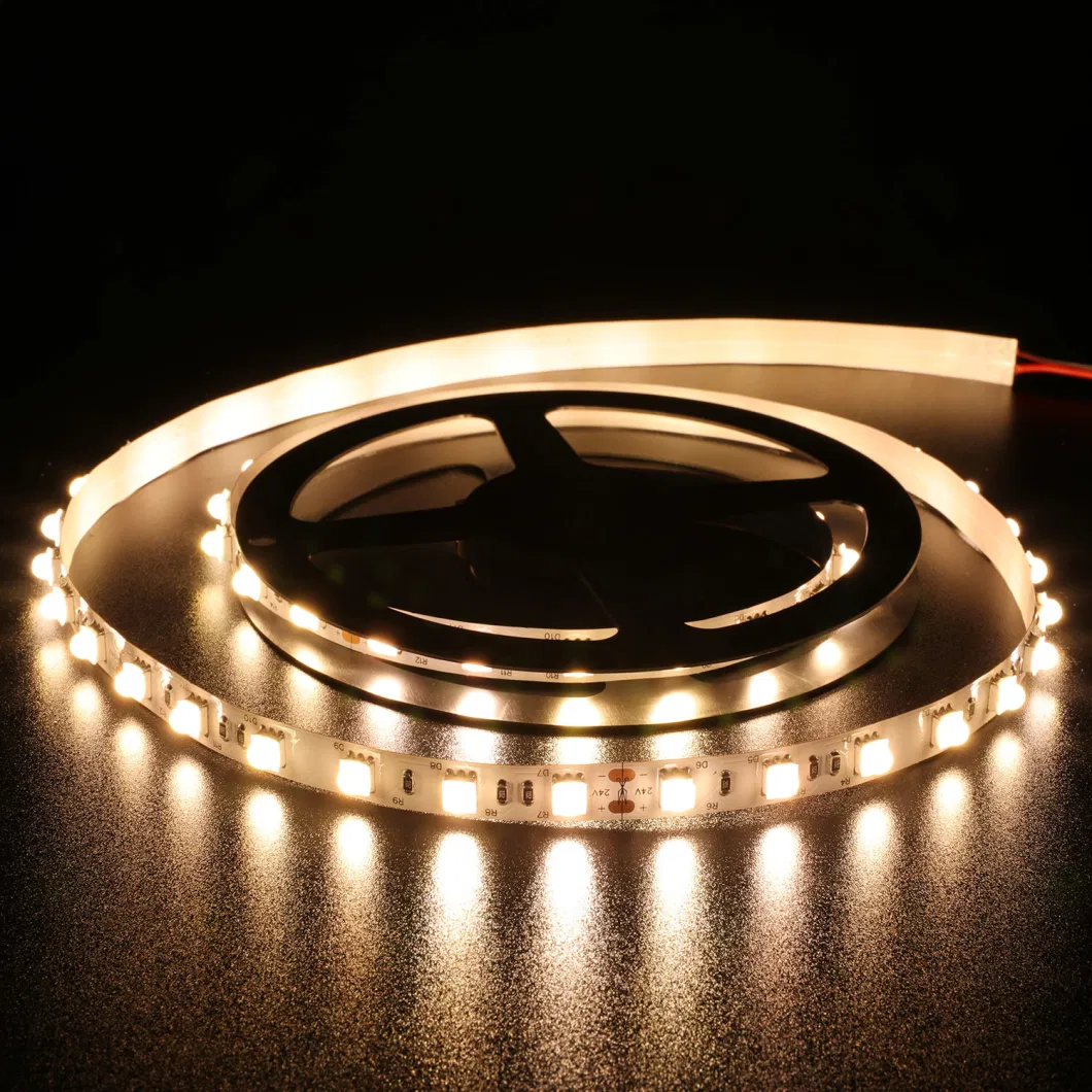 SMD5050 Smart Led Strip Led Light Bar With Lens 60LEDs/M White Color LED Rope Light